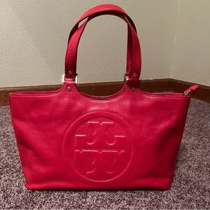 Tory Burch Leather Bombe Tote